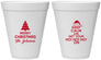 Personalized Christmas 12 oz Foam Cups - Ho Ho Ho | 280076