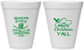 Personalized Christmas 12 oz Foam Cups - Texas | 280077