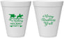 Personalized Christmas 12 oz Foam Cups - Country | 280087