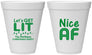 Personalized Christmas 12 oz Foam Cups - Nice Af | 280093