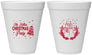 Personalized Christmas 12 oz Foam Cups - Snowman | 280096