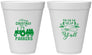 Personalized Christmas 12 oz Foam Cups - Country | 280097