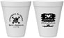 Personalized Wedding 12 oz Foam Cups - Pirate | 286