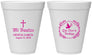 Personalized Baptism 12 oz Foam Cups - Mi Bautizo | 290000