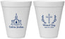 Personalized Baptism 12 oz Foam Cups - Blessed Day | 290009