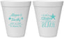 Personalized Wedding 12 oz Foam Cups - Started On The Beach | 295