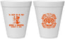 Personalized Wedding 12 oz Foam Cups - Til Death Do Us Part | 297