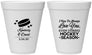 Personalized Wedding 12 oz Foam Cups - Hockey | 300