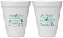 Personalized 16th Birthday 12 oz Foam Cups - Butterfly Wishes | 300001