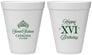 Personalized 16th Birthday 12 oz Foam Cups - Tiara | 300002