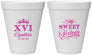 Personalized 16th Birthday 12 oz Foam Cups - Tiara | 300003