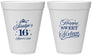 Personalized 16th Birthday 12 oz Foam Cups - Tiara | 300004