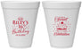Personalized 16th Birthday 12 oz Foam Cups - Cupcake | 300006
