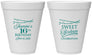 Personalized 16th Birthday 12 oz Foam Cups - String Lights | 300009