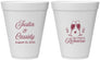 Personalized Rehearsal Dinner 12 oz Foam Cups - Eat Drink Rehearse | 30001
