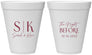 Personalized Rehearsal Dinner 12 oz Foam Cups - The Night Before | 30009