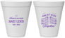 Personalized Memorial 12 oz Foam Cups - Gone But Never Forgotten | 310001