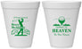 Personalized Memorial 12 oz Foam Cups - Fairway To Heavens | 310008