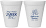 Personalized Memorial 12 oz Foam Cups - Thanks For The Memories | 310011