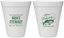 Personalized Memorial 12 oz Foam Cups - Gone Fishing | 310023