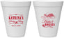 Personalized Derby Day 12 oz Foam Cups - Hats And Horses | 320005