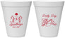 Personalized Derby Day 12 oz Foam Cups - Horses | 320007