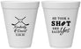 Personalized Wedding 12 oz Foam Cups - Took A Shot Hockey | 323