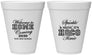 Personalized Homecoming 12 oz Foam Cups - Sparkle Shine Hoco Time | 330017