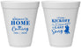 Personalized Homecoming 12 oz Foam Cups - From Kickoff To Last Song | 330018