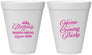 Personalized Homecoming 12 oz Foam Cups - Hoco Queen Vote | 330022