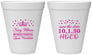 Personalized Homecoming 12 oz Foam Cups - Hoco Queen Vote | 330024
