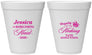 Personalized Homecoming 12 oz Foam Cups - Hoco Maid Vote | 330029