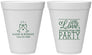 Personalized Wedding 12 oz Foam Cups - Love Party | 331