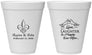 Personalized Wedding 12 oz Foam Cups - Love Laughter Happily | 338
