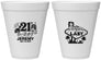 Personalized 21st Birthday 12 oz Foam Cups - Legal At Last Vegas | 340003