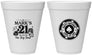 Personalized 21st Birthday 12 oz Foam Cups - Legal At Last Vegas | 340004