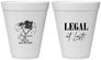 Personalized 21st Birthday 12 oz Foam Cups - Legal At Last | 340005