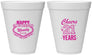 Personalized 21st Birthday 12 oz Foam Cups - Vegas | 340007