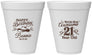 Personalized 21st Birthday 12 oz Foam Cups - Cowgirl | 340013