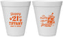 Personalized 21st Birthday 12 oz Foam Cups - Party Like An Animal Tiger | 340020