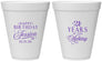Personalized 21st Birthday 12 oz Foam Cups - Twenty One Years In The Making | 340023