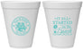 Personalized Wedding 12 oz Foam Cups - Started On The Beach | 362