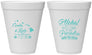Personalized Wedding 12 oz Foam Cups - Hawaii | 365