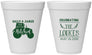 Personalized Wedding 12 oz Foam Cups - Tractor | 381