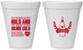 Personalized Wedding 12 oz Foam Cups - To Have And To Hold | 383