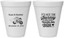 Personalized Wedding 12 oz Foam Cups - Journey Traveling With | 385