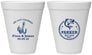 Personalized Wedding 12 oz Foam Cups - We Got Hooked Fish | 392