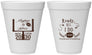 Personalized Wedding 12 oz Foam Cups - Football | 394