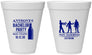 Personalized Bachelor Party 12 oz Foam Cups - Bar Crawl | 40010