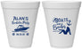 Personalized Bachelor Party 12 oz Foam Cups - Nautical Boats | 40021